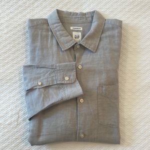 Gap Grey Linen Shirt